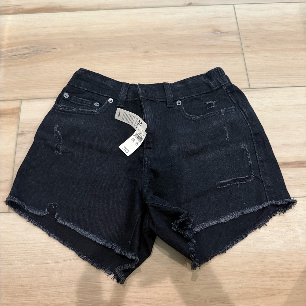 Women' Aerie Daydream Black Denim Shorts